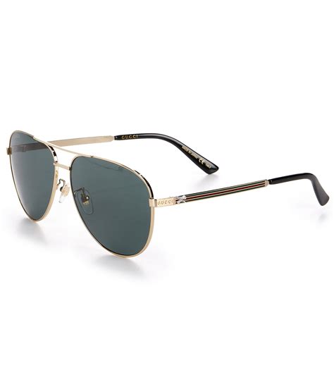 gucci monochromatic 63mm aviator sunglasses|Gucci unisex aviator sunglasses.